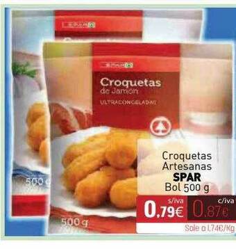 Cuevas Cash Croquetas Artesanas Spar oferta