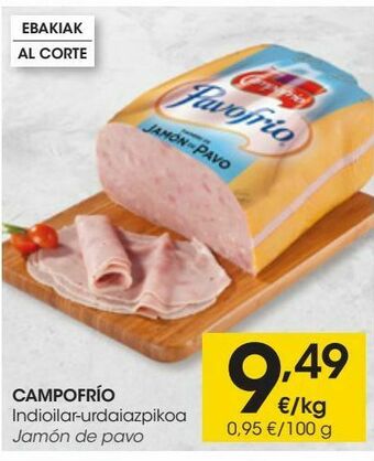 Eroski Campofrio jamón de pavo oferta