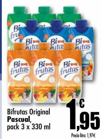 Unide Supermercados Bifrutas original pascual oferta
