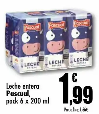 Unide Supermercados Leche entera pascual oferta