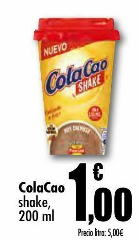 Unide Supermercados Cola cao shake oferta