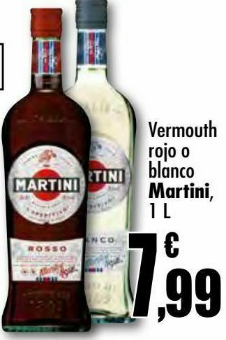 Unide Supermercados Vermouth rojo o blanco martini oferta