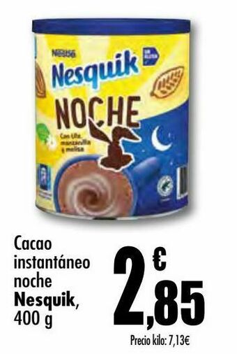 Unide Supermercados Cacao instantáneo noche nesquik oferta