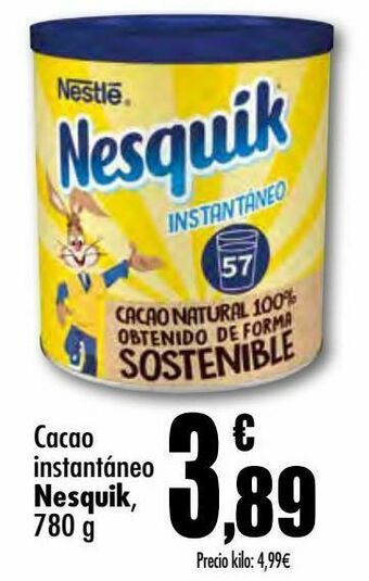 Unide Supermercados Cacao instantáneo nesquik oferta