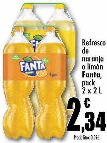 Unide Supermercados Refresco de naranja o limón fanta oferta