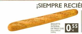 Cash Ecofamilia Baguette Integral De Trigo oferta