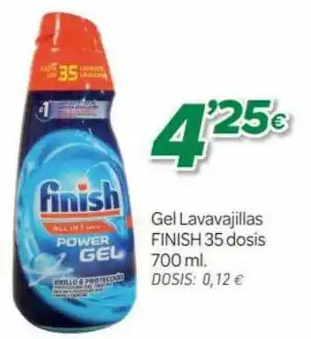 Alsara Supermercados Gel Lavavajillas Finish 35 Dosis oferta