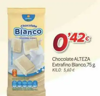 Alsara Supermercados Chocolata Alteza Extrafino Blanco oferta