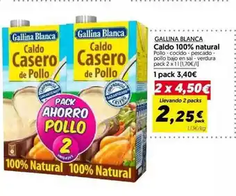 Hiper Usera Caldo 100% Natural oferta