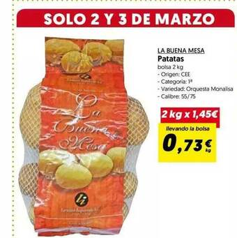 Hiper Usera Patatas oferta