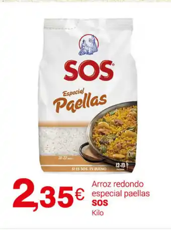 Supermercados Plaza Sos Especial Paellas Arroz Redondo oferta