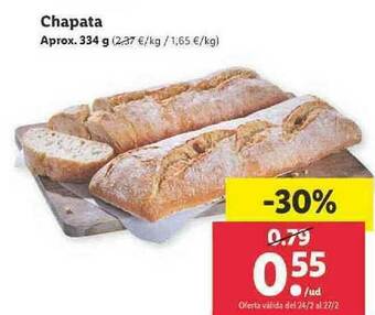 Lidl Chapata oferta