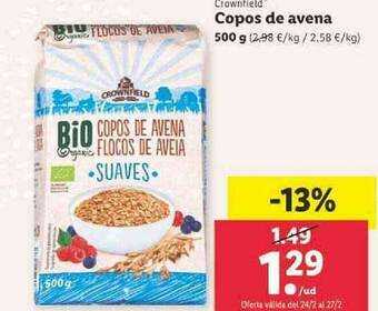 Lidl Copos De Avena oferta