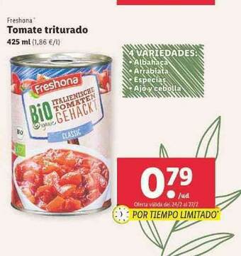 Lidl Tomate Triturado oferta