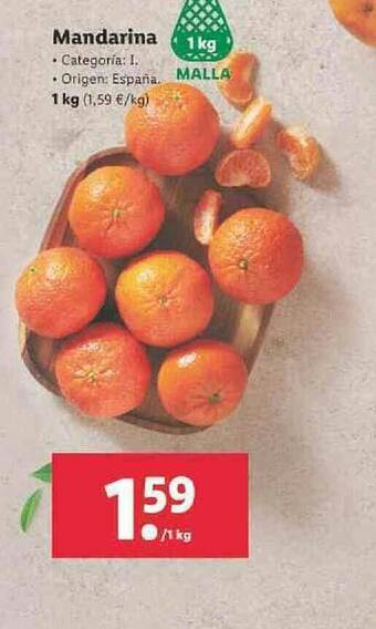Lidl Mandarina oferta