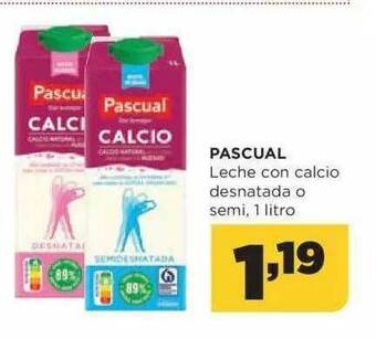Alimerka Pascual Leche Con Calcio Desnatada O Semi oferta