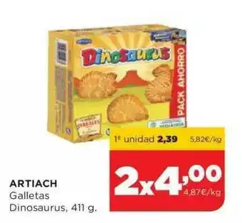 Alimerka Artiach Galletas Dinosaurus oferta