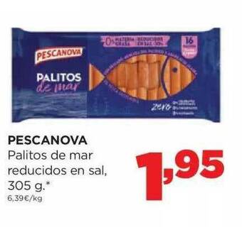 Alimerka Pescanova Palitos De Mar Reducidos En Sal oferta