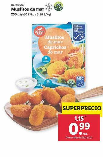 Lidl Muslitos De Mar oferta