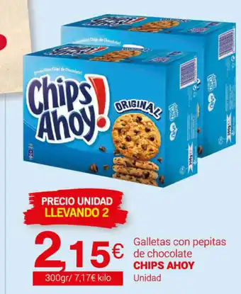 Supermercados Plaza Chips Ahoy Galletas con pepitas de chocolate 300gr oferta