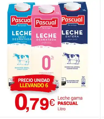 Supermercados Plaza Pascual leche gama oferta