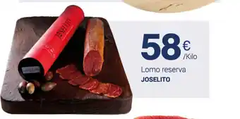 Supermercados Plaza Joselito Lomo reserva oferta