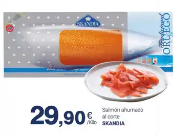 Supermercados Plaza Skandia Salmón ahumado al corte oferta