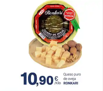 Supermercados Plaza Ronkari Queso puro de oveja oferta