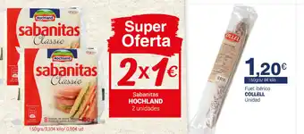 Supermercados Plaza Collell Fuet ibèrico 150grs oferta