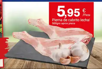 Supermercados Plaza Pierna De Cabrito lechal 500grs oferta