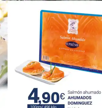 Supermercados Plaza Ahumados Dominguez Salmón ahumado oferta