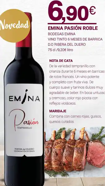 Supermercados Plaza Emina Pasión Roble oferta