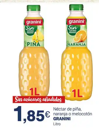 Supermercados Plaza Granini Nèctar de piña naranja o melocotón oferta