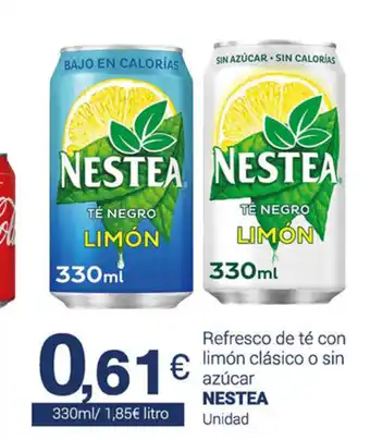 Supermercados Plaza Nestea Refresco de tè con limón clásico o sin azúcar 330ml oferta