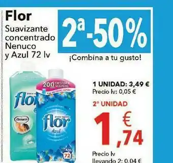 Clarel 2a -50% Flor Suavizante Concentrado Nenuco Y Azul oferta