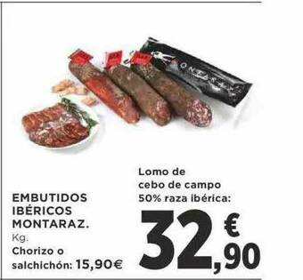Supercor Embutidos Ibéricos Montaraz oferta