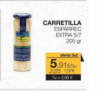 Plusfresc Carretilla Espàrrec Extra 5 7 oferta