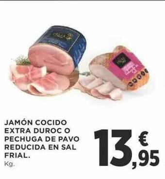 Supercor Jamón Cocido Extra Duroc O Pechuga De Pavo Reducida En Sal Frial oferta