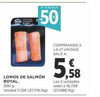 Supercor 2a Unidad -50% Lomos De Salmón Royal oferta