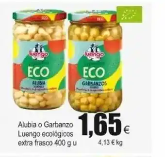 FROIZ Alubia O Garbanzo Luengo Ecológicos Extra Frasco 400g oferta