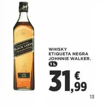Supercor Exprés Whisky Etiqueta Negra Johnnie Walker oferta
