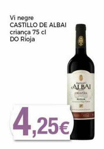 Keisy Vi Negre Castillo De Albai Criança Do Rioja oferta