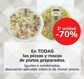 Carrefour Pizzas Y Roscas De Platos Preparados oferta