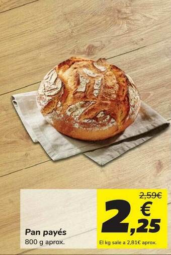 Carrefour Pan Payés oferta