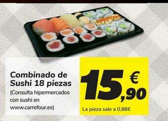 Carrefour Combinado De Sushi oferta