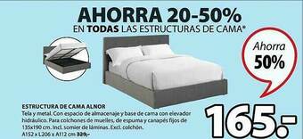 JYSK Estructura De Cama Alnor oferta
