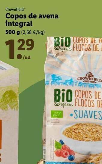 Lidl Copos de avena oferta