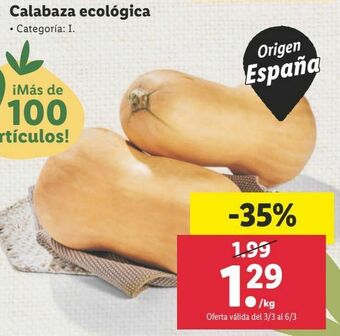 Lidl Calabaza oferta