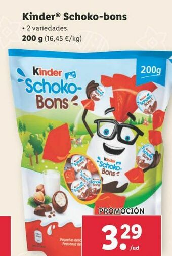 Lidl Huevo de chocolate kinder oferta