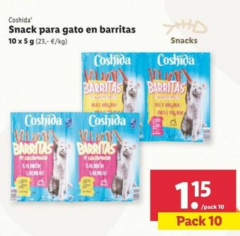 Lidl Snacks para mascotas coshida oferta